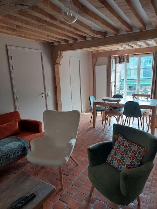 Appartement Un Brin De Folie Dans Le Centre De Honfleur Extérieur photo